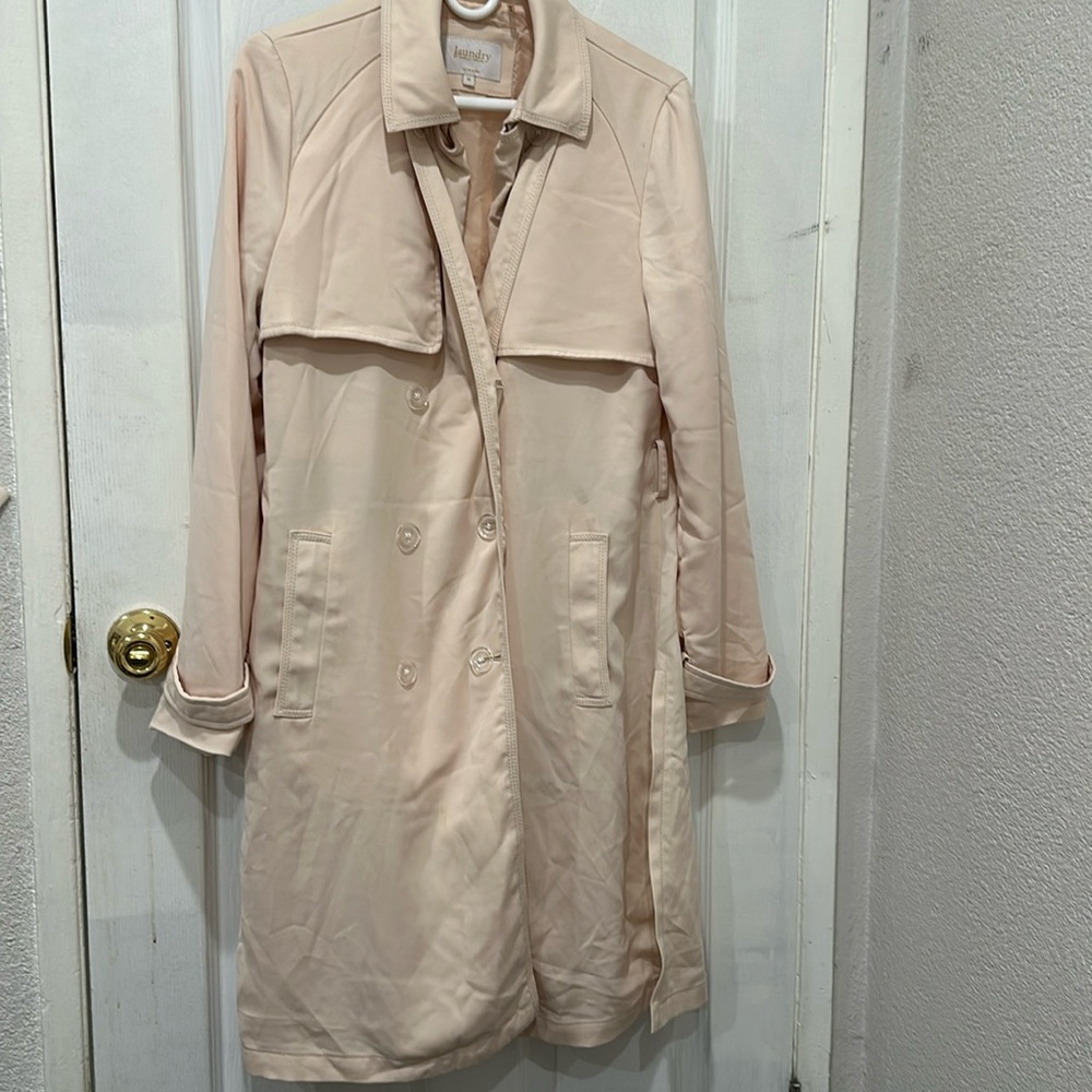 Light Pink Trench Coat